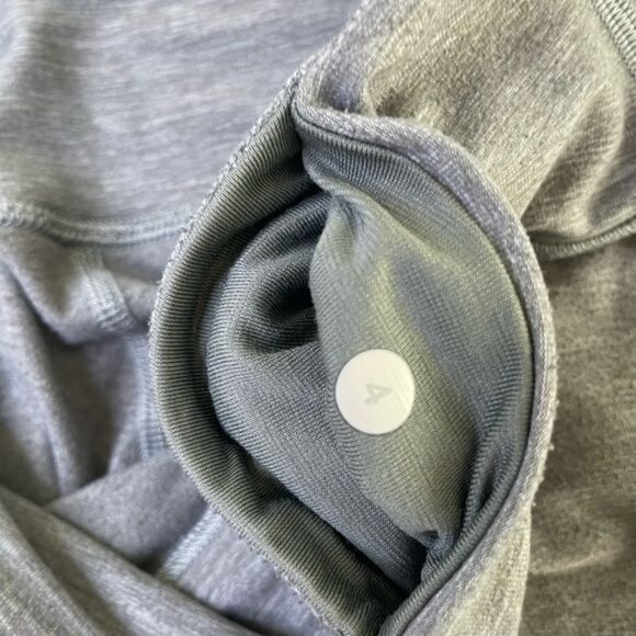 Lululemon Wunder Under Crop Legging 21" gray size 4 - Picture 8 of 9